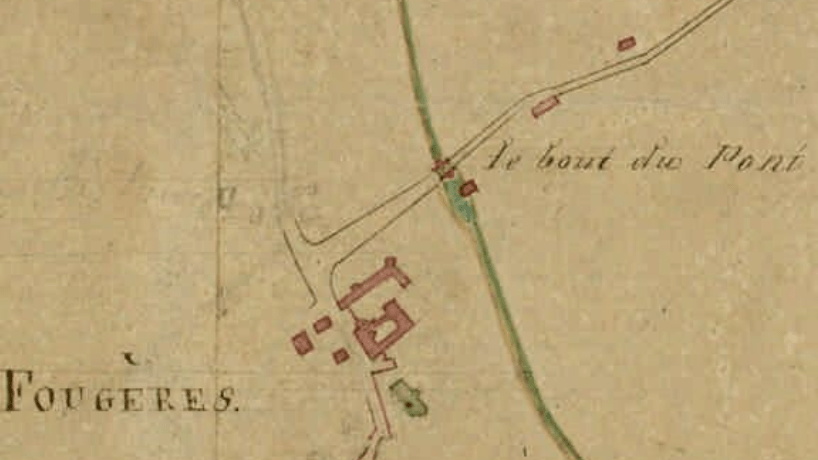 cadastre napoléonien de Fougères sur Bièvre