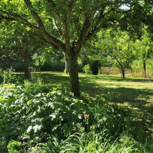 jardin clos du gite au jardin de grand-père